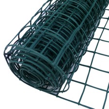 Plastic Mesh Fencing | 1m x 10m | 50mm Holes | Green