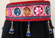 TRIBAL KUCHI BELLY DANCE COSTUME WRAP BELT HIP SKIRTGYPSY WOMEN BELLY BELT ATS