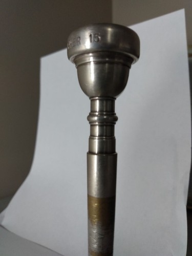 BUESCHER 15 Silverplated Trumpet Mouthpiece - Bild 2 von 4