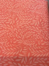 Leaf Trail, Peach/pink Background With Leaf Detail,The English Garden- Liberty
