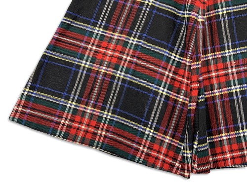 Vintage 1970s High-Waisted Plaid Wool Palazzo Wide Leg Pants USA Union Made - Picture 10 of 15