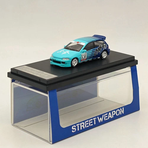 SW1:64 Honda Civic EG6 Kanjozoku FALKEN limited499 Diecast Model Car - Picture 11 of 16