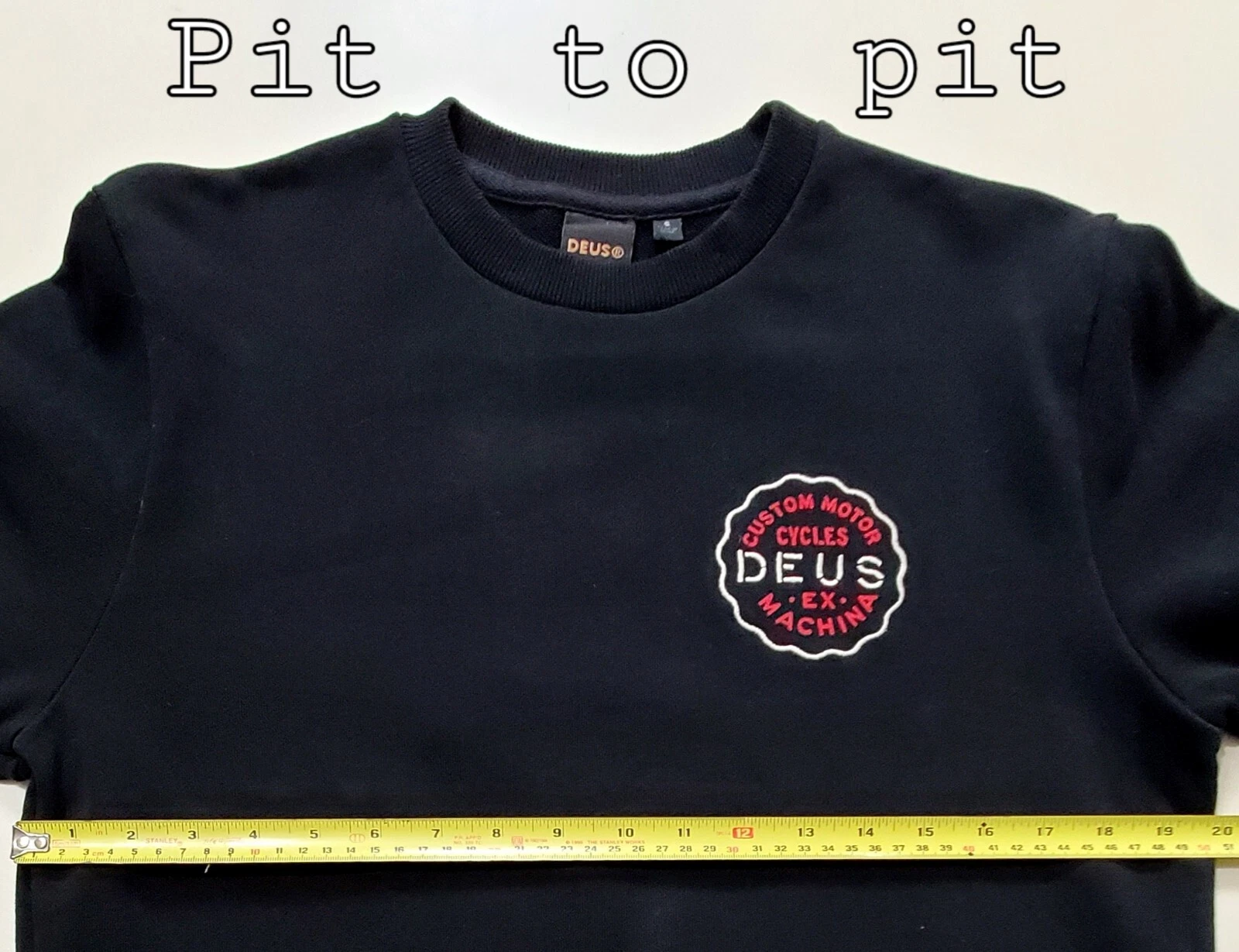 Deus Ex Machina Custom Motorcycles Graphic Print Sweatshirt Adult Sz S *Note image 6