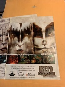 ORIGINAL 2 Page kiss psycho Circus Sega Dreamcast  GAME AD FLYER