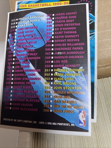 1995-96 Topps STADIUM CLUB Extreme SERIES 2 BASKETBALL Complete Set Mint - Picture 4 of 6