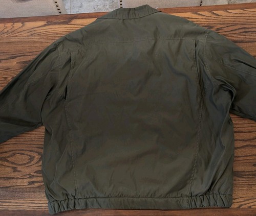 Croft and Barrow Men's Jacket XXL, Zip Front, Fully Lined, Snap Cuffs Dark Green - Picture 3 of 11