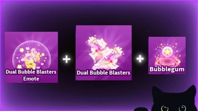 Blade Ball - Dual Bubble Blasters Set