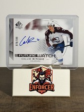 2024-25 SP Authentic Horizontal Future Watch Auto Calum Ritchie /599 Colorado