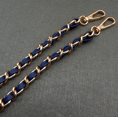 Bandolera de cuero de repuesto con cadena bandolera bolso de mano correa - Imagen 20 de 27