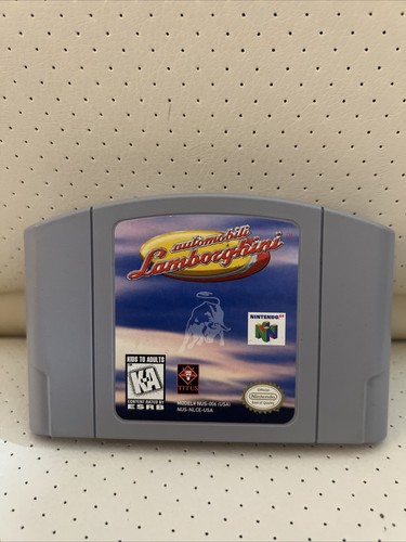 Automobili Lamborghini (Nintendo 64 N64, 1997) Loose Game Cartridge Only Tested