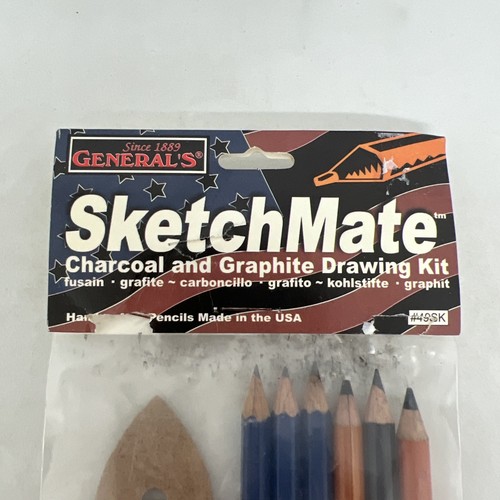 Generals SketchMate Kit da disegno carbone e grafite 49SK USA Made Architetto - Foto 2 di 5