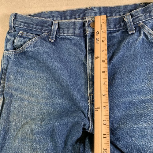 Jeans Dickies Para Hombres 34x30 Azul Denim Carpintero Ropa de Trabajo Calce Relajado Envejecido - Imagen 6 de 14
