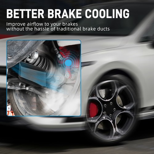 Brake Cooling Deflectors Brake Duct For VW MK7 Golf VII 5G GTI R 2015 2016-2021 - Picture 2 of 12