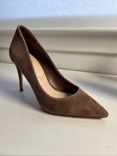 Aldo Set Of Two Pumps Gold Snake Skin And Brown High Heels Size 5 Preppy - Picture 2 of 14