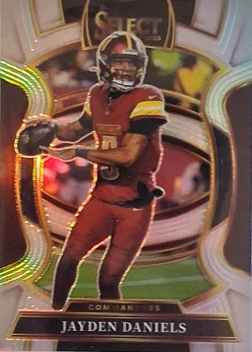 Jayden Daniels-2025 Panini Select #88 - Concourse Level Silver Prizm- Washington
