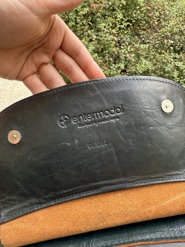 ENTERMODAL Handmade Portland Oregon Brown Leather Bag Purse Crossbody Shoulder - Picture 7 of 14