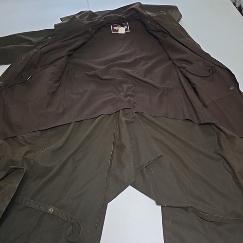 The Australian Outfitters Outback Collection Spolverino Pelle Olio Trench Coat Uomo L - Foto 6 di 12