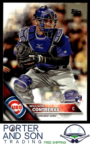 Willson Contreras 2016 Topps Update RC #US266 Chicago Cubs Baseball Card