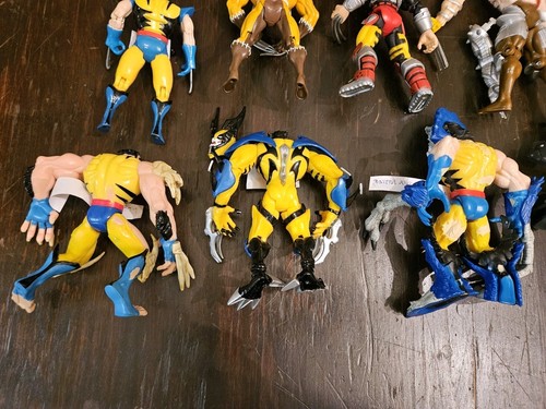 Wolverine Marvel X-Men Action Figures All 17 Are Wolverine And The Acessories! - Picture 11 of 15