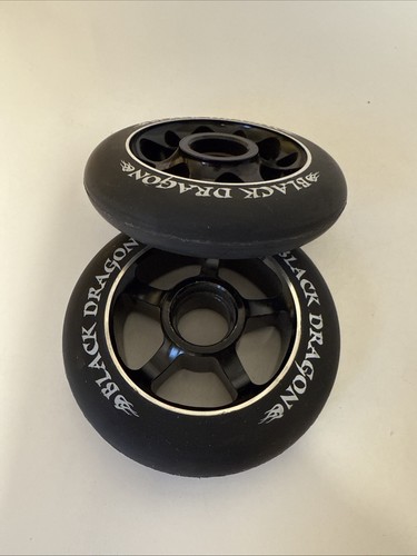 Black Dragon Metal Core 100mm Mismatch Black Pro Scooter Rollen 2er Pack - Bild 4 von 6