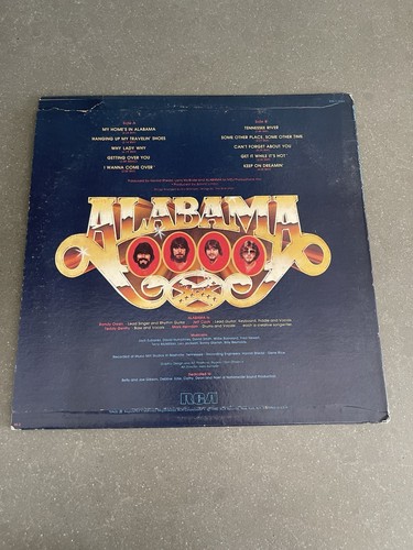 Alabama My Home Is In Alabama 1980 Vinyl Album AHL1-3644 RCA Records  - Picture 3 of 5