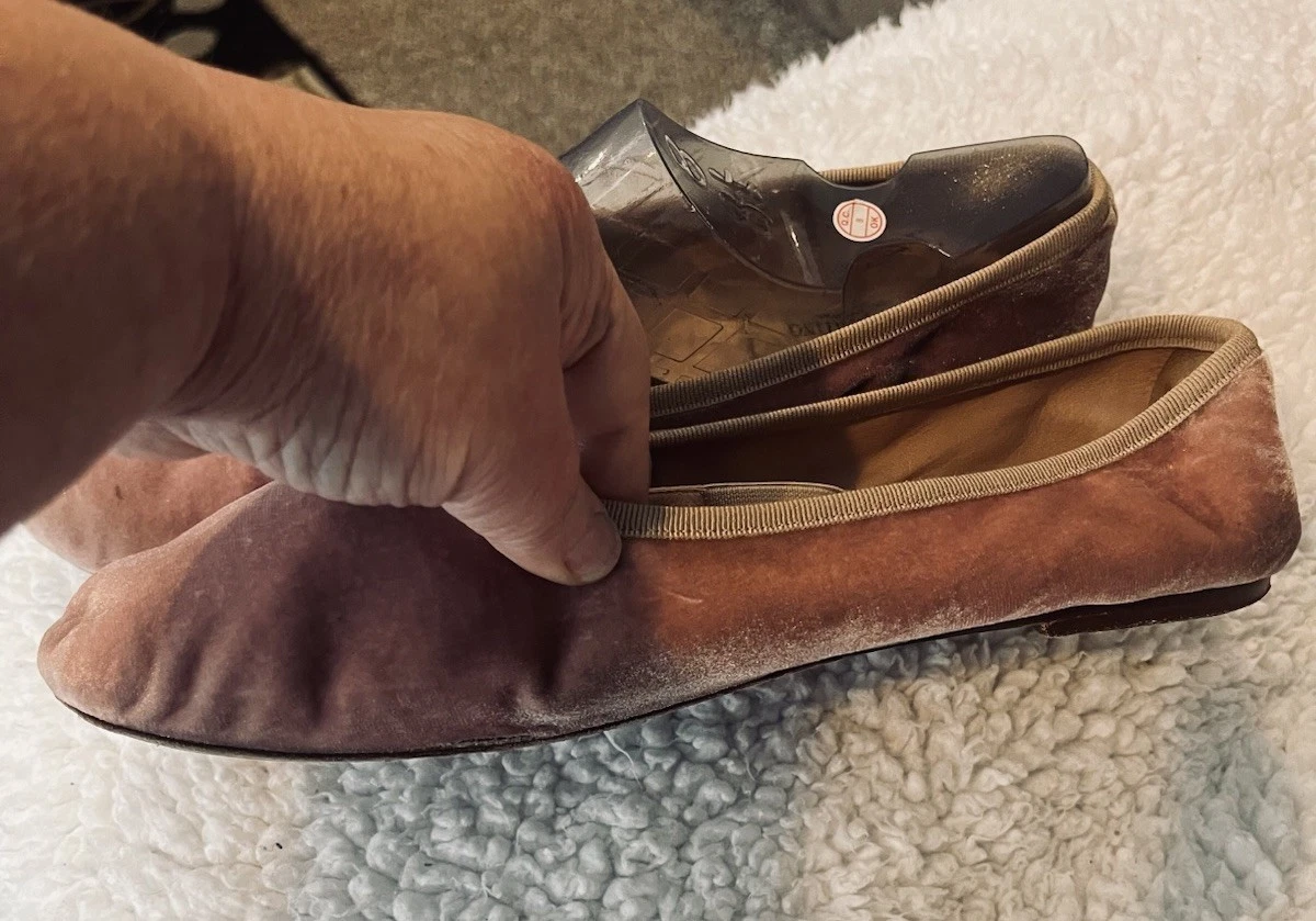 Ballerine Valentino Rockstud ROSA BLUSH pelle scamosciata taglia 40