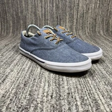 Men's Sperry Striper II CVO Salt Washed 'Navy' Blue Sneaker STS16797 Sz 9.5