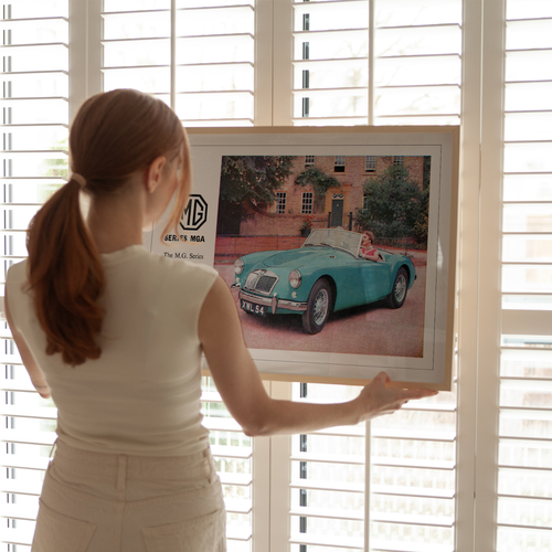 Póster de coche deportivo británico MG Series MGA Open Roadster -... - Imagen 2 de 11