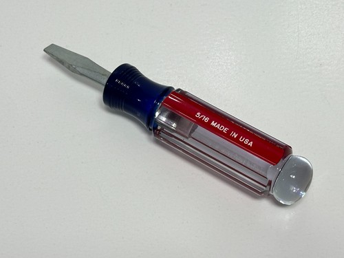 Craftsman Tools EE. UU. PR PRATT READ 41586 5/16" Destornillador Rechoncho (NUEVO Stock Antiguo) - Imagen 2 de 8