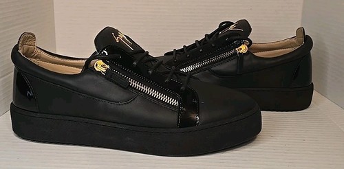 Gr. 45,5 (11,5) Giuseppe Zanotti Herren London Double-Zip Leder Low-Top... - Bild 11 von 11