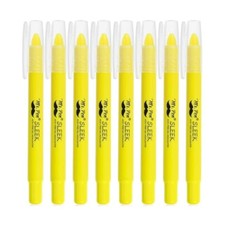Mr. Pen No Bleed Gel Bible Highlighters, Yellow, Pack Of 8