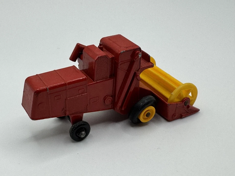 Cosechadora vintage Matchbox Lesney No.65 Claas Diecast hecha en Inglaterra Foto 4 de 4