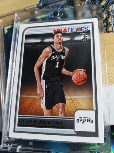NBA Hoops RC Victor Wembanyama San Antonio Spurs Trading Card No.277 2023-24