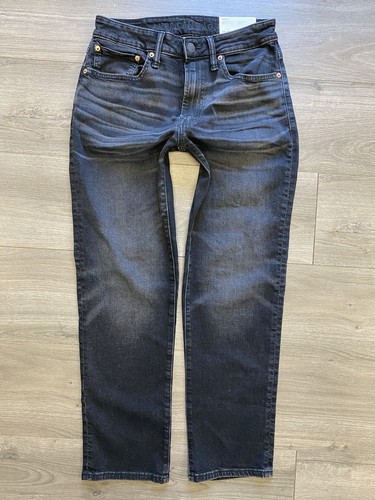 Mens american eagle black jeans airflex athletic straight fit 29 x 30 NEW
