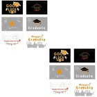 12 Sets Abschlussfeier Grußkarten zarte Papiergeschenkkarten