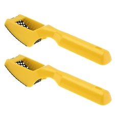 Surform Shaver Mini File Hand Plane 2 PCS Wood Rasp for Shaping Yellow