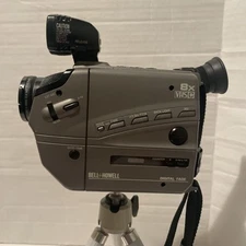 Vintage Bell + Howell JMJ20910 8x VHSC 6-48mm Gray Handheld Camcorder