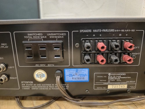 Vintage Kenwood KA-5700, 40W Hi-Fi Stereo Amplifier, 1978 - Picture 8 of 15