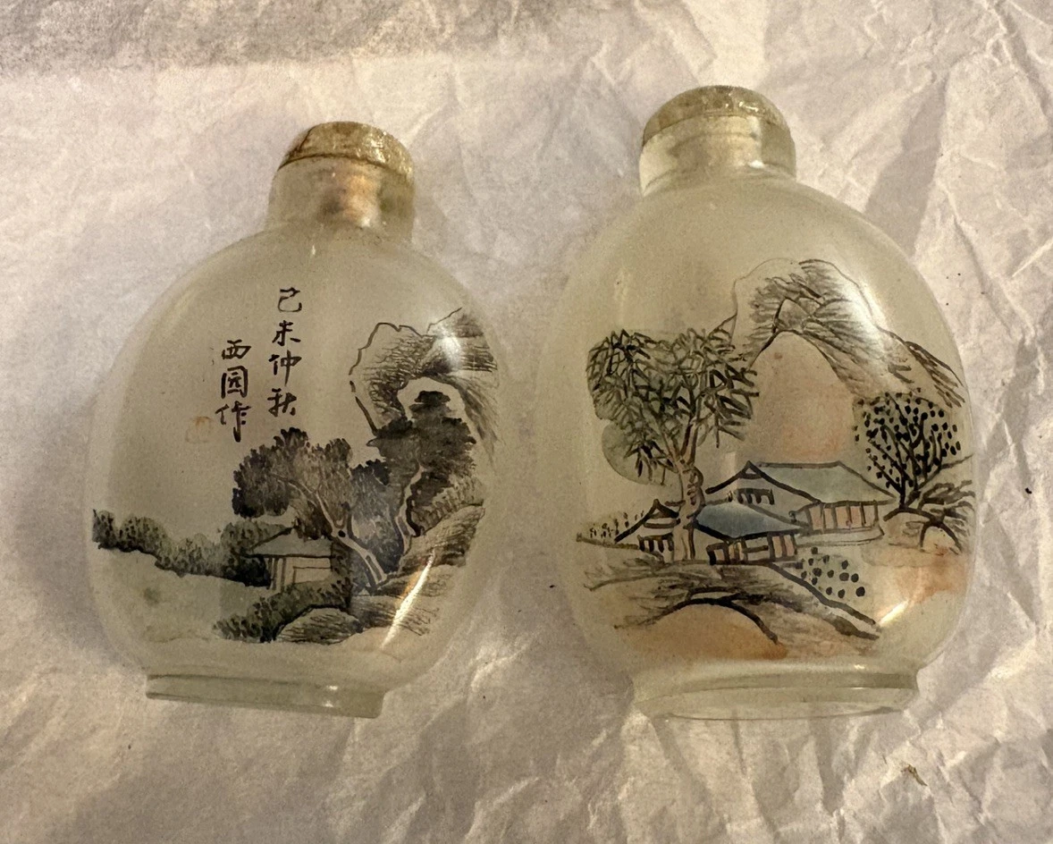 中国内画鼻烟壶| eBay
