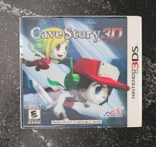 Cave Story 3D Nintendo 3DS Lenticular Schutzhülle KOMPLETT! SEHR SELTEN! KOSTENLOSER VERSAND!