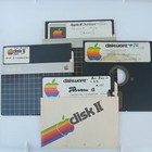 Rare Lot Of 4 Vintage Apple Diskware With Unknown Content Macintosh Mac