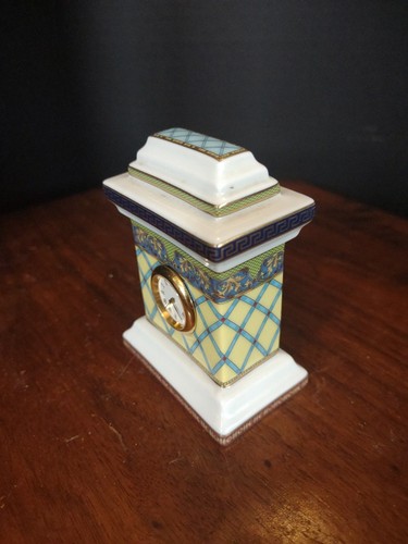 ROSENTHAL VERSACE RUSSIAN DREAM CLOCK 3.5" Untested Euc - Picture 3 of 4