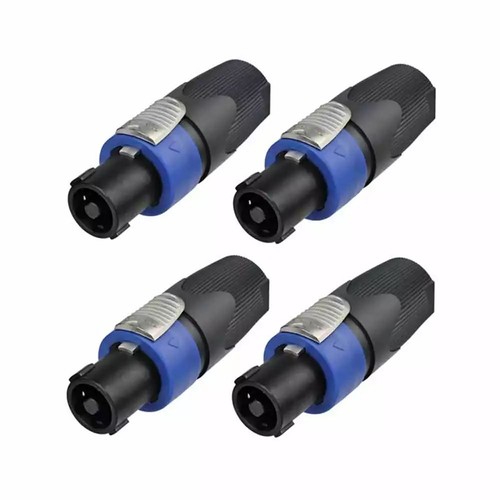 4 Pole 4pcs NL4FX Quick Lock Speaker Cable Plug Connector for Speaker - Picture 2 of 11