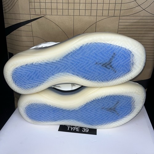 NUOVE Nike Air Jordan XXXIX 39 Heritage Sail nere blu NBY FQ0213-104 taglia 10 - Foto 5 di 6