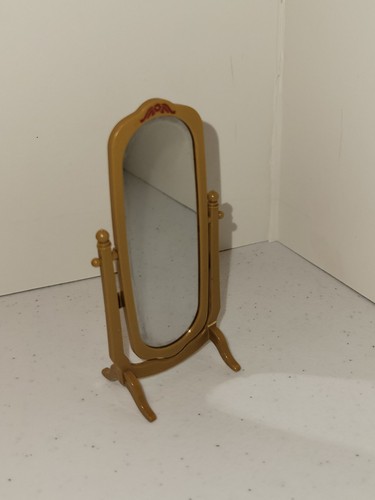 Tomy Better Smaller Homes Dollhouse Furniture Bedroom Full Length Stand Mirror