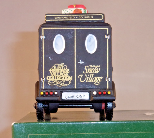 Dept. 56 Express Van 1995 "Saint Nick's"  Village Gathering Special Ed. - Imagen 4 de 5