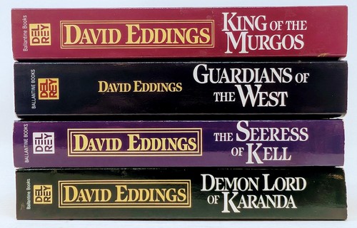 David Eddings 7 Book Lot Malloreon + Belgariad Fantasy Paperback Set Collection - Picture 2 of 5