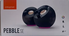 Creative Pebble SE Minimalist 2.0 USB-C Powered PC Speakers. SEALED FREE SHIP