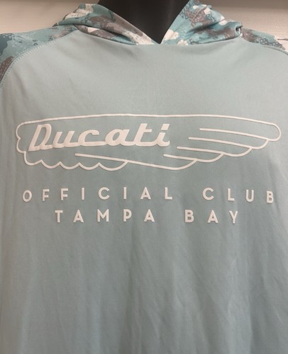 CAMISA CON CAPUCHA MANGA LARGA RENDIMIENTO OFICIAL DEL CLUB TAMPA BAY DUCATI UF50 GRANDE - Imagen 2 de 8