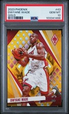 2023 PANINI PHOENIX GOLD [#4/10] DWYANE WADE PSA 10